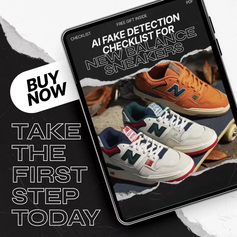 AI Fake Detection Checklist for New Balance Sneakers | AI Fake Detection New Balance Guide for Buyers, Resellers & Collectors | Digital Download Authenticity Checklist