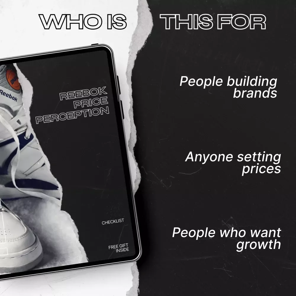 Reebok Price Perception Checklist for Brand Positioning Strategy | Reebok Price Perception Digital Download Guide for Ecommerce & Retail Optimization