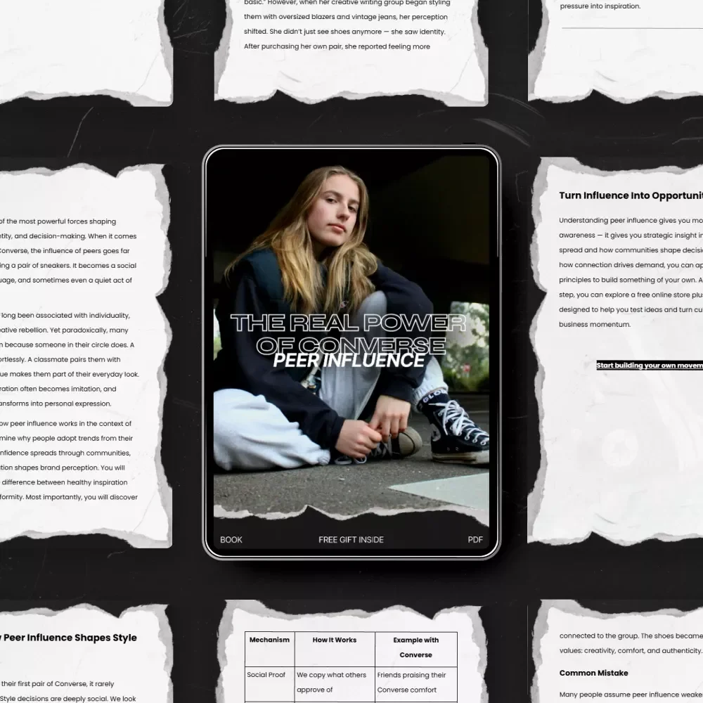 The Real Power of Converse Peer Influence eBook - Discover How Converse Shoes Shape Style, Confidence, and Social Dynamics