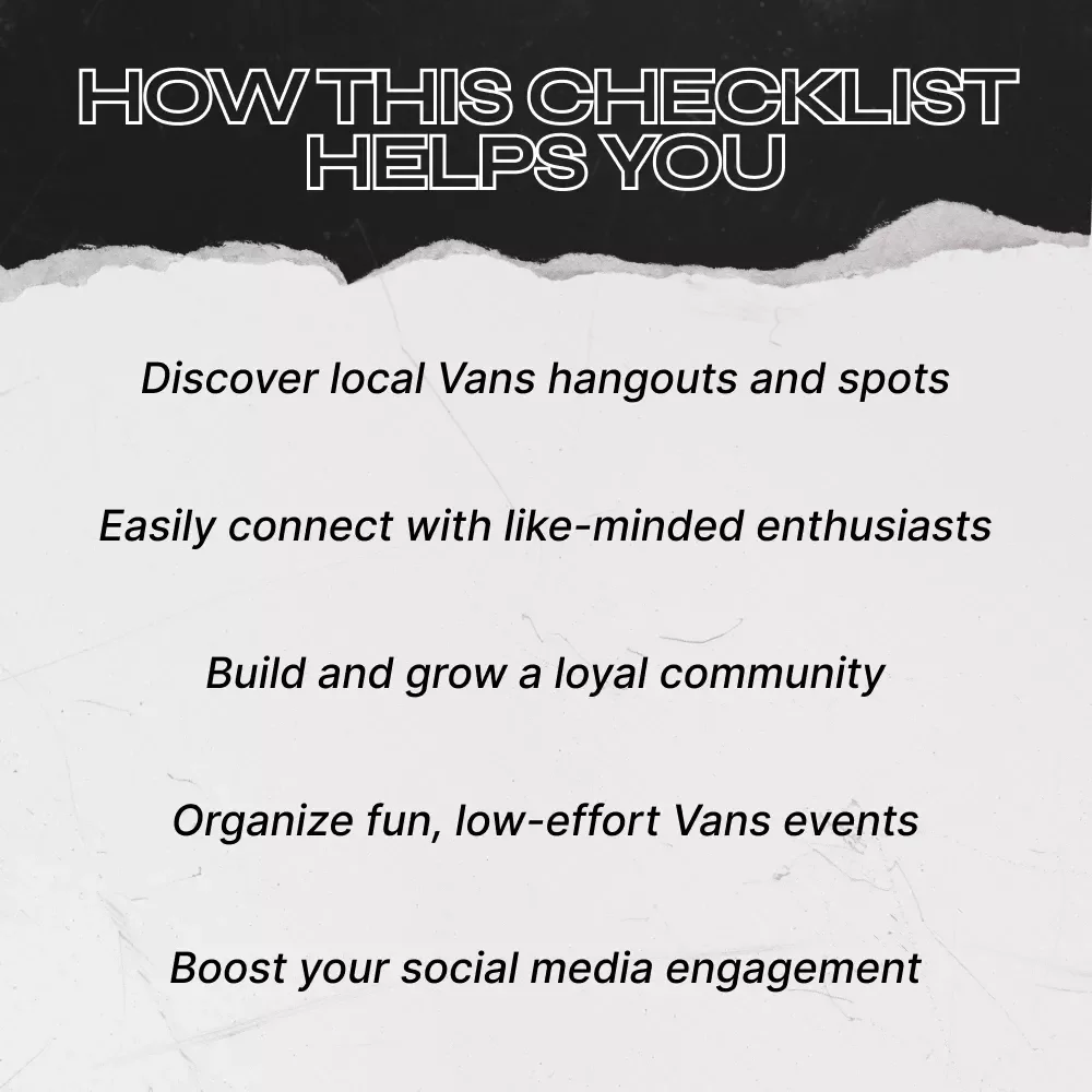 Building a Vans Community Vibe Checklist | Ultimate Guide for Vans Fans and Skaters
