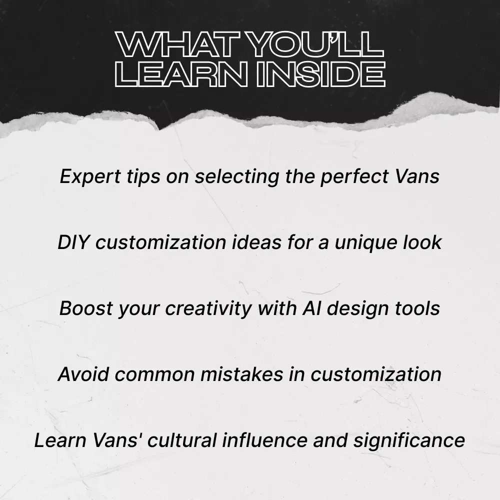 Vans as a Way to Express Yourself: A Guide to Identity and Personal Expression through Footwear