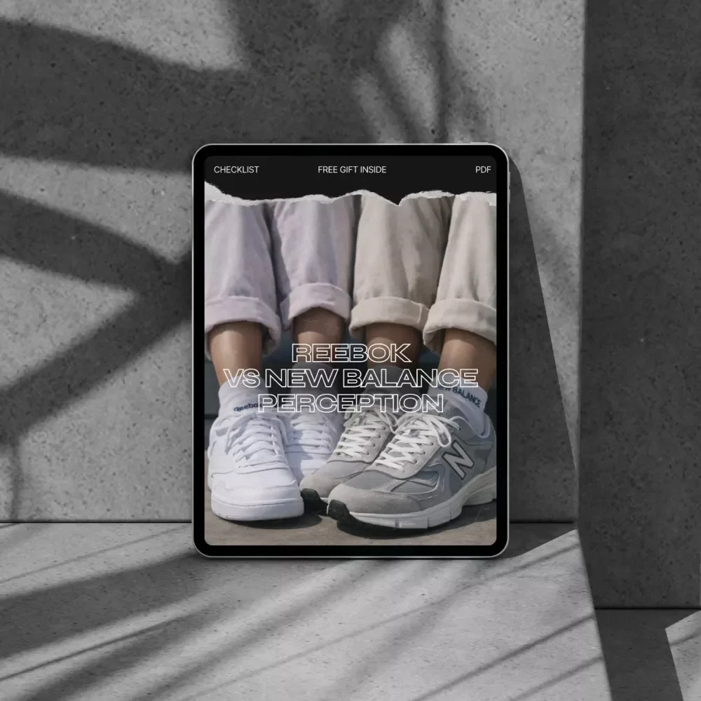 Reebok vs New Balance Perception Checklist – Strategic Brand Comparison Guide for Comfort, Style & Price Analysis | Digital Download