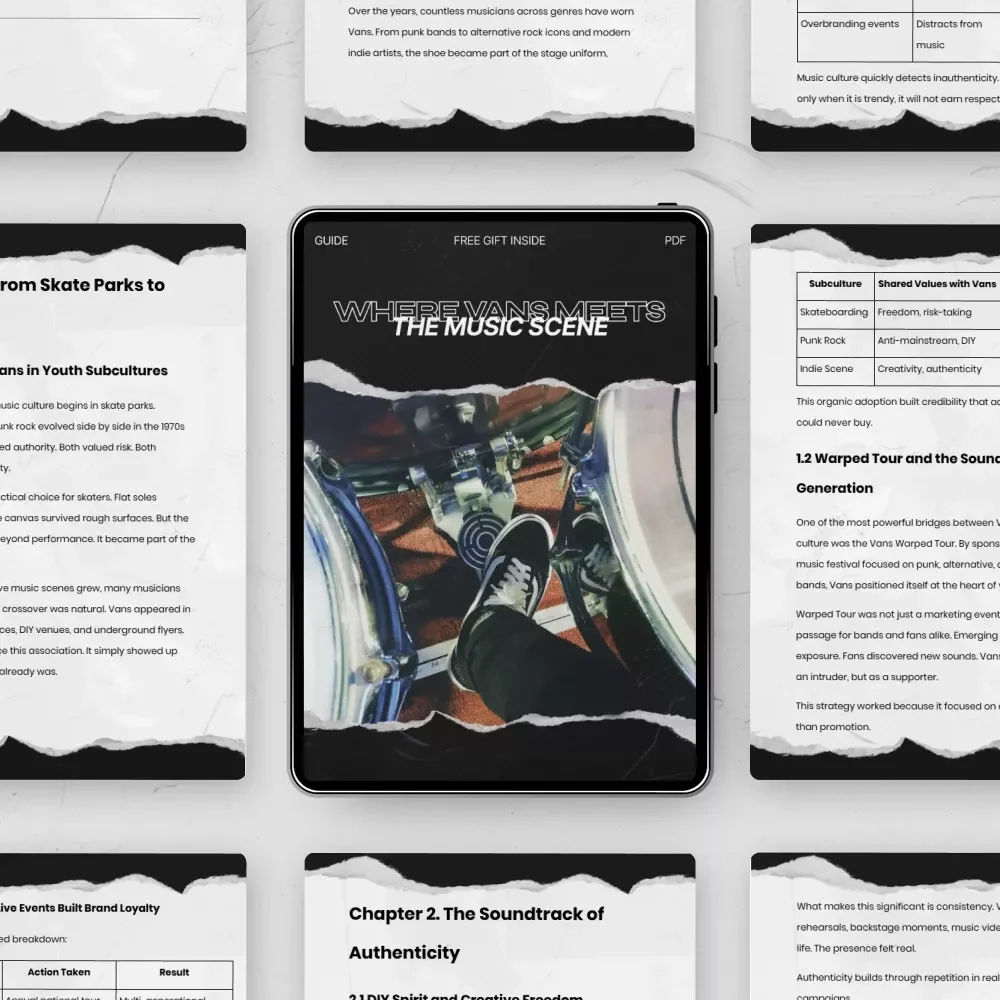 Where Vans Meets the Music Scene – The Ultimate Guide to the Vans Music Culture Link, Youth Subcultures & Creative Brand Strategy