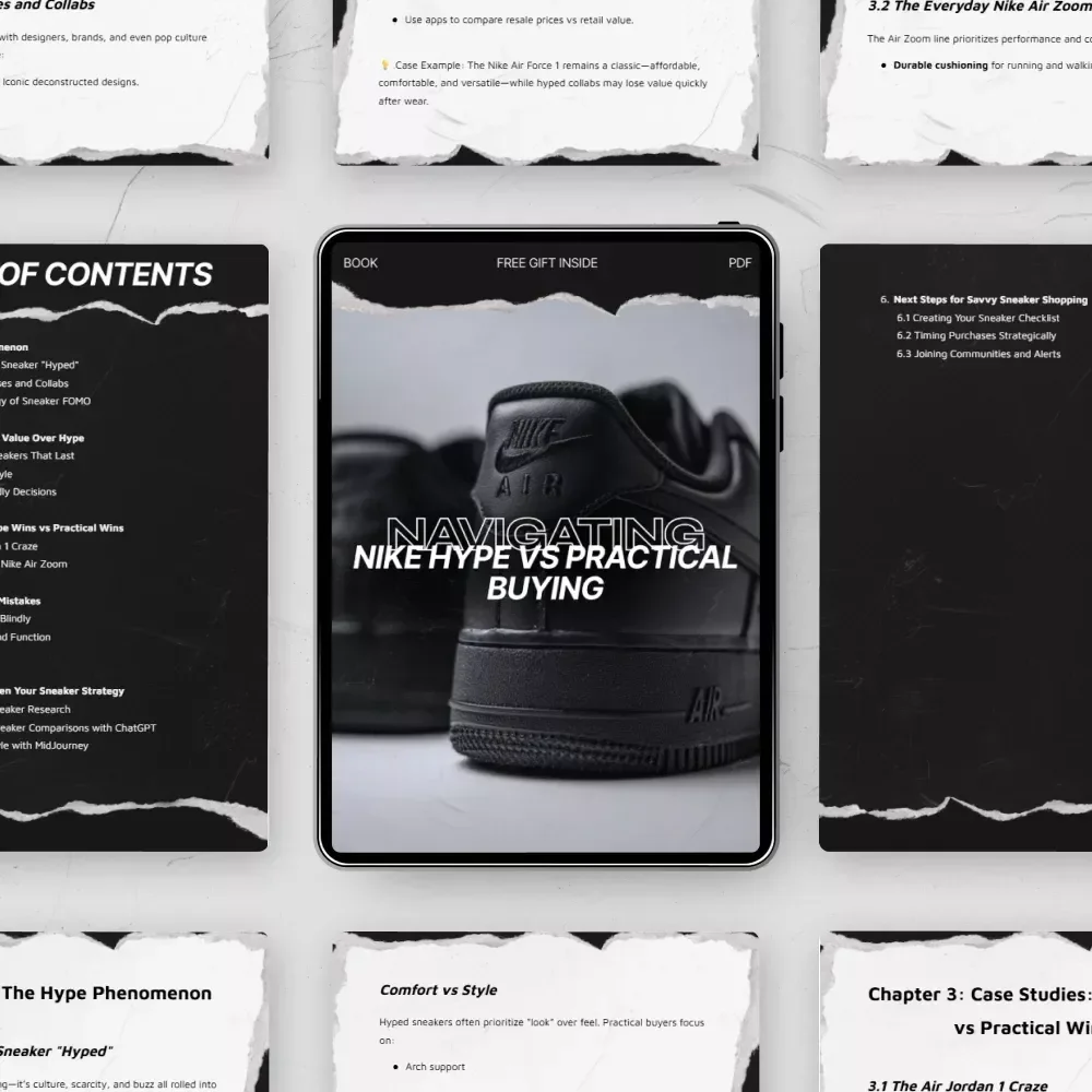 Navigating Nike Hype vs Practical Buying: Smart Sneaker Guide eBook