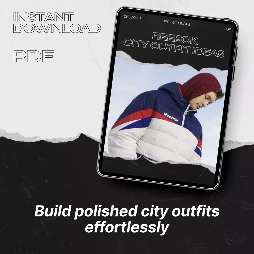 Reebok City Outfit Ideas Checklist – Modern Urban Style Planner, Streetwear Capsule Guide, Smart Casual Sneaker Styling Digital Download