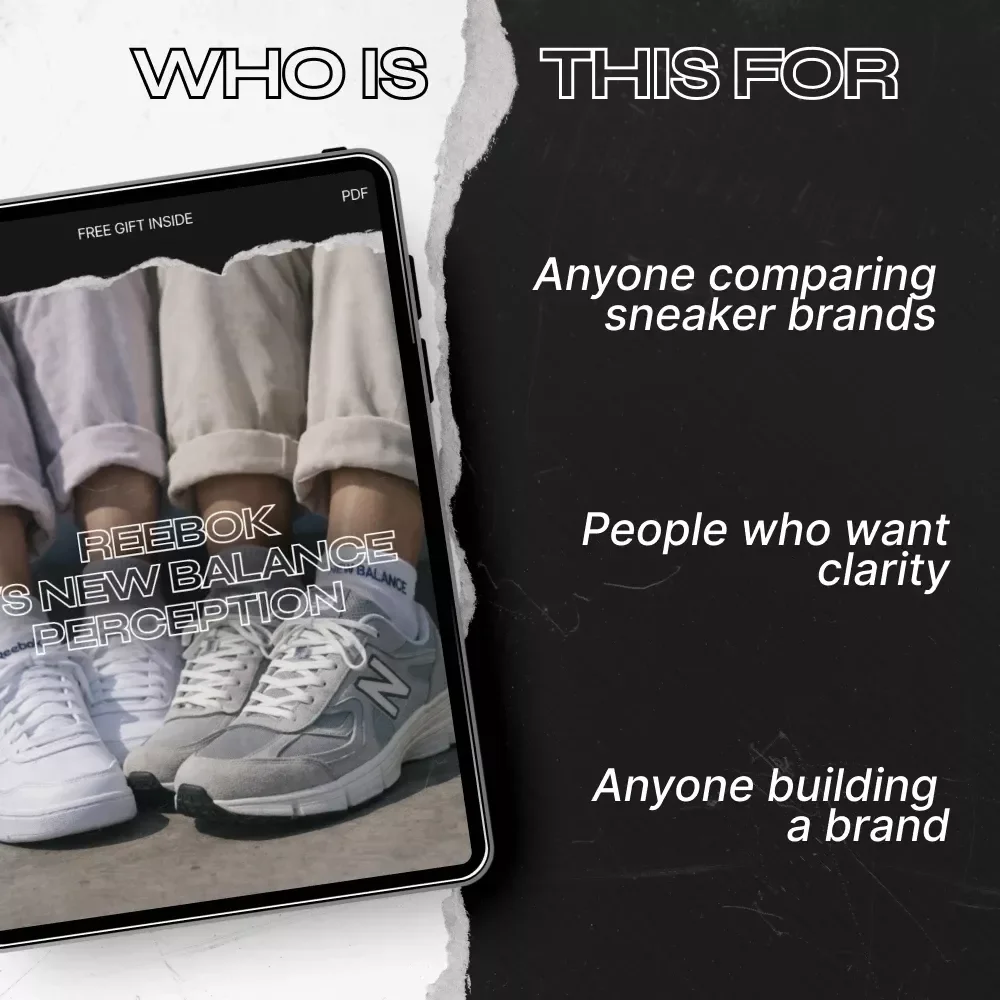 Reebok vs New Balance Perception Checklist – Strategic Brand Comparison Guide for Comfort, Style & Price Analysis | Digital Download
