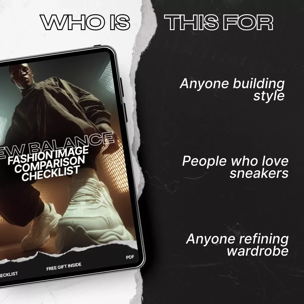 New Balance Fashion Image Comparison Checklist – New Balance Fashion Image Comparison Digital Download for Style Identity & Brand Perception Analysis