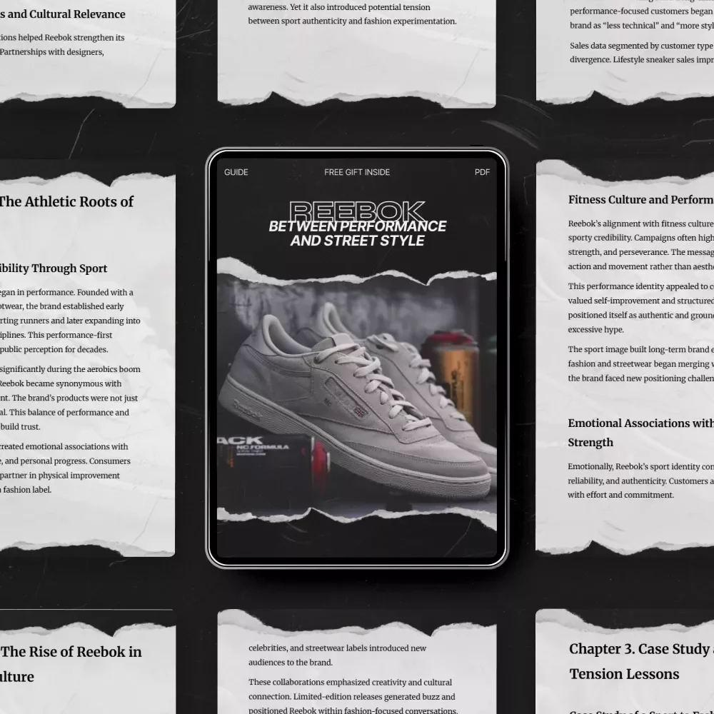 Reebok Between Performance and Street Style – Complete Guide to Reebok Sport vs Fashion Image Strategy & Brand Positioning Analysis