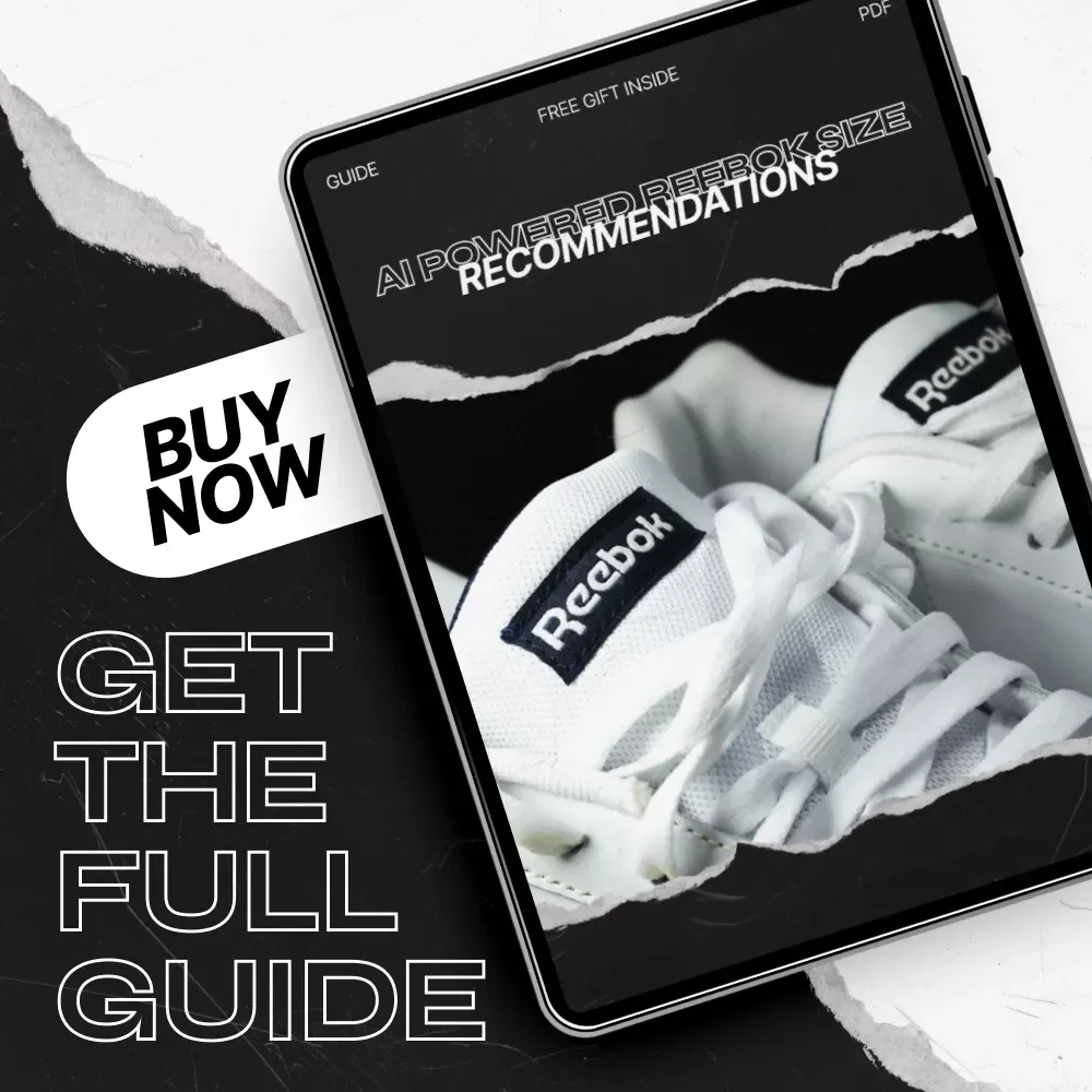 AI Powered Reebok Size Recommendations | AI Size Recommendation Reebok Guide for Perfect Fit | Smart Sizing eBook & Checklist Download