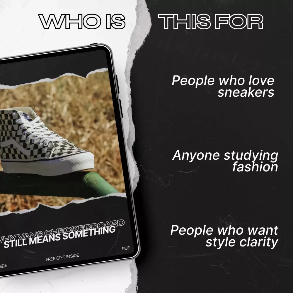 Why Vans Checkerboard Still Means Something – The Ultimate Guide to Vans Checkerboard Meaning, Skate Culture History & Style Decoding eBook