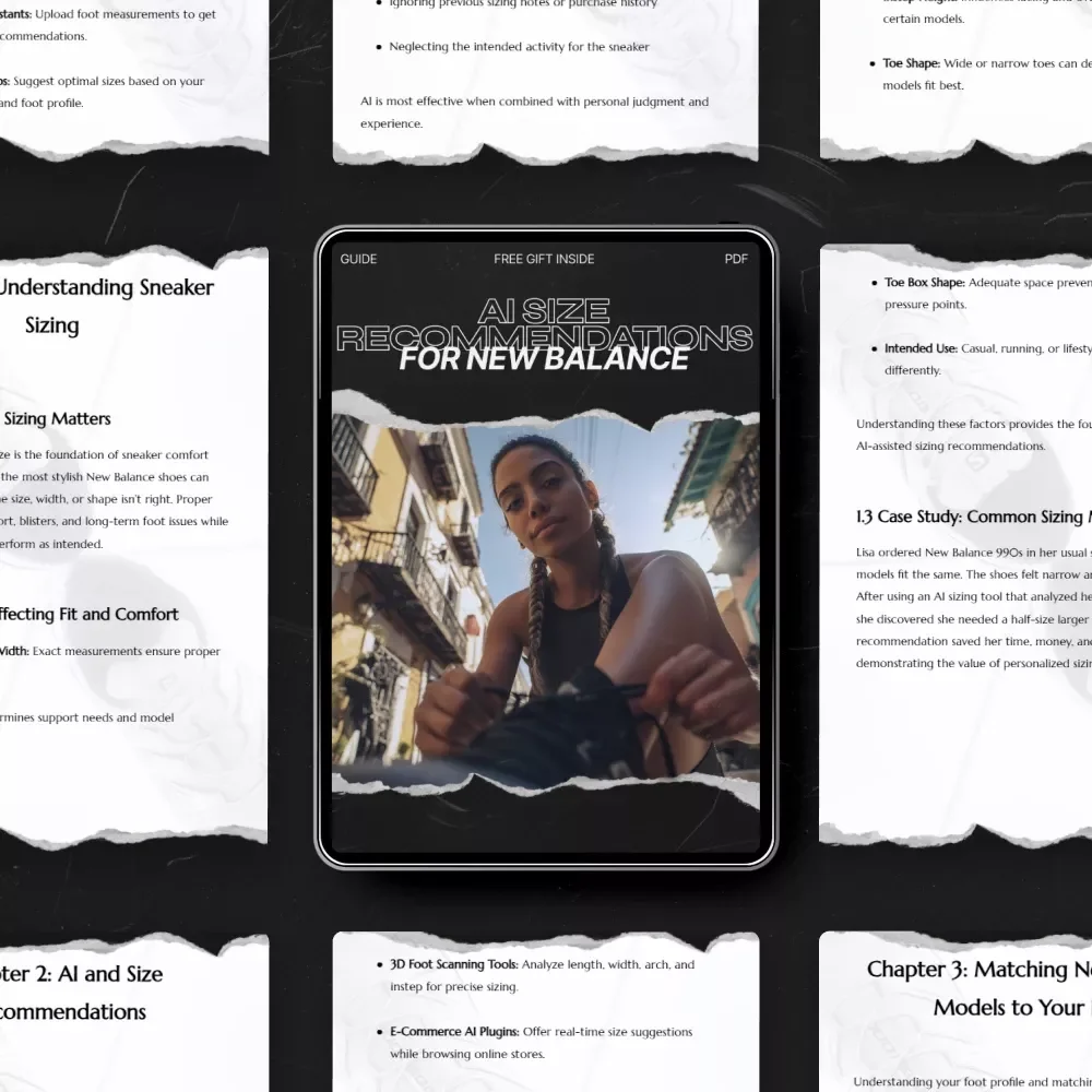 AI Size Recommendations for New Balance – The Ultimate AI Size Recommendation New Balance Guide for Perfect Sneaker Fit & Confident Online Shopping