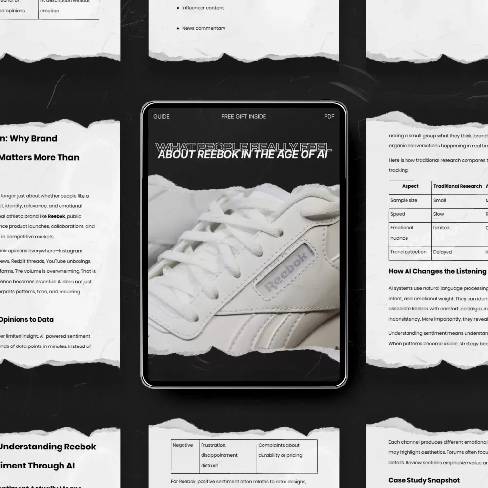 What People Really Feel About Reebok in the Age of AI – In-Depth AI Reebok Brand Sentiment Guide for Marketers, Analysts & Brand Strategists