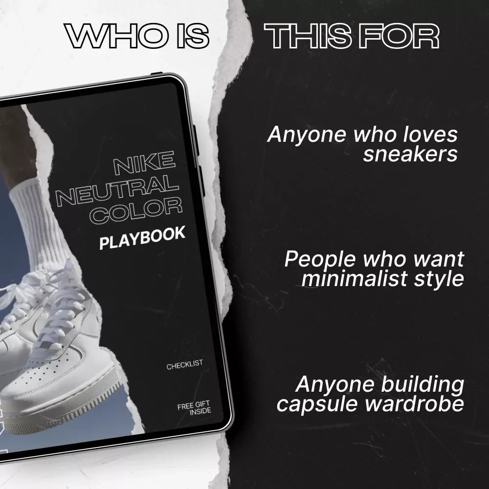 Nike Neutral Color Playbook – Nike Neutral Color Styling Checklist for Effortless Streetwear & Capsule Wardrobe Looks (Digital Download)