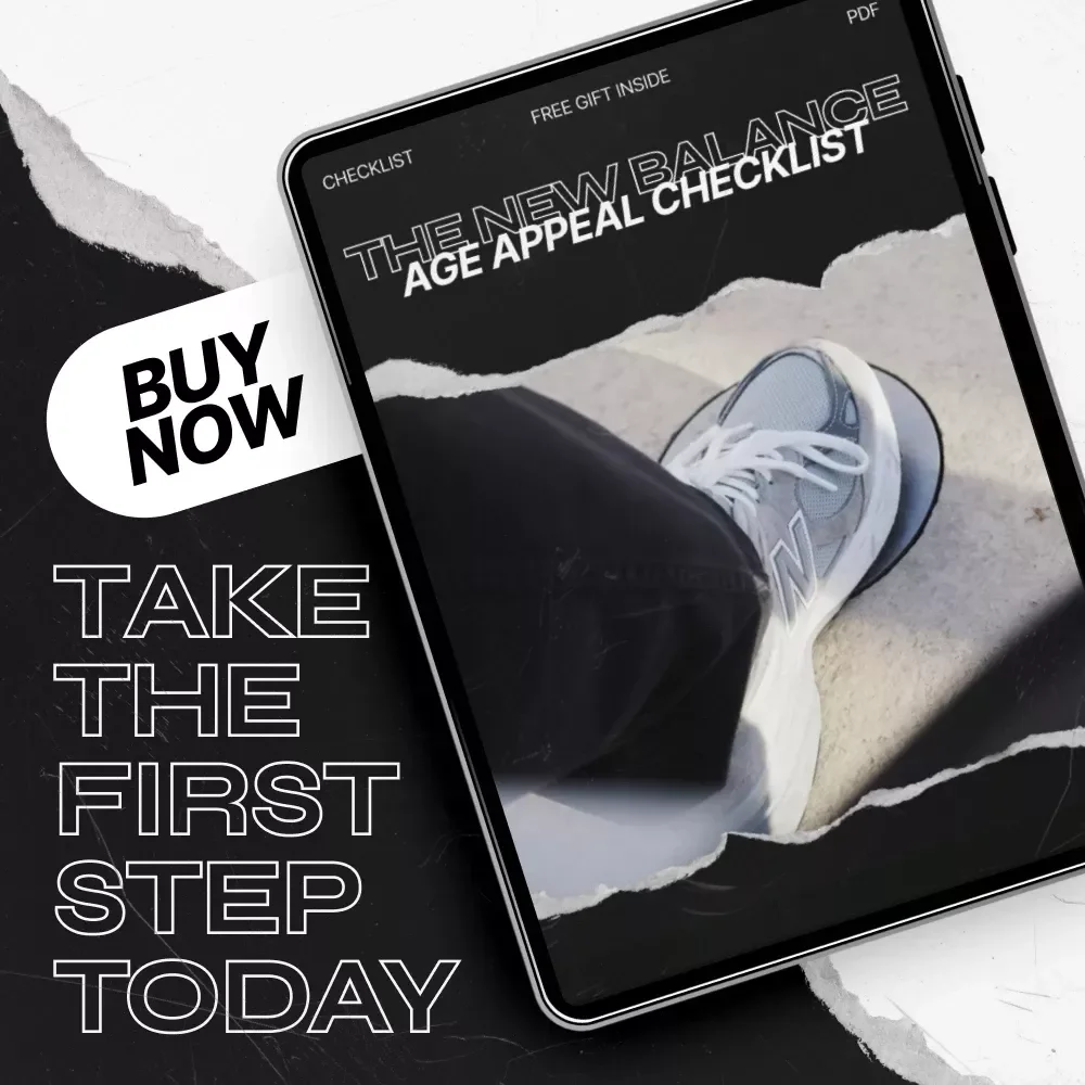The New Balance Age Appeal Checklist | New Balance Age Group Appeal Guide for Footwear Brands, Sneaker Sellers & Lifestyle Store Owners | Digital Download Checklist