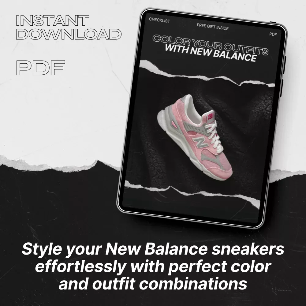 Color Your Outfits with New Balance - Digital Download Checklist for Styling Your Sneakers