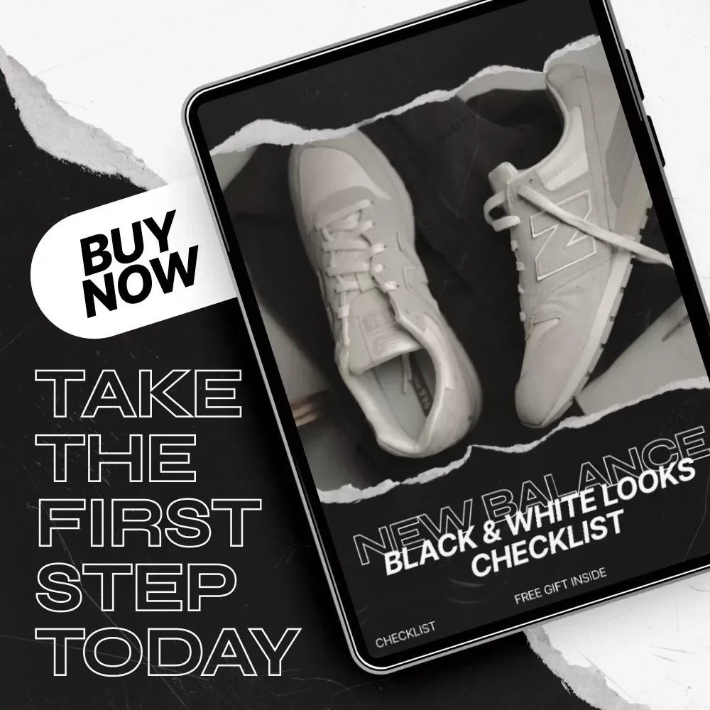 New Balance Black & White Looks Checklist: Your Ultimate Sneaker Styling Guide