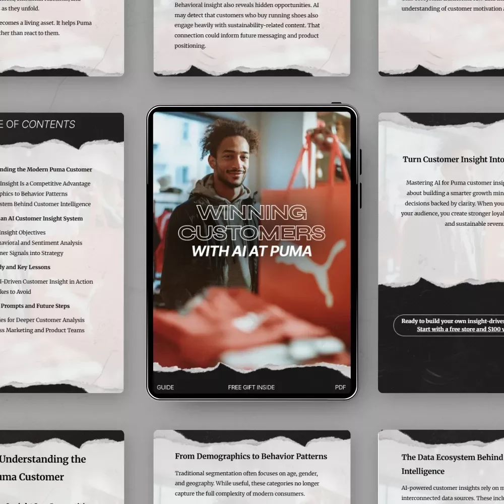 Winning Customers with AI at Puma: AI for Puma Customer Insights Guide - eBook