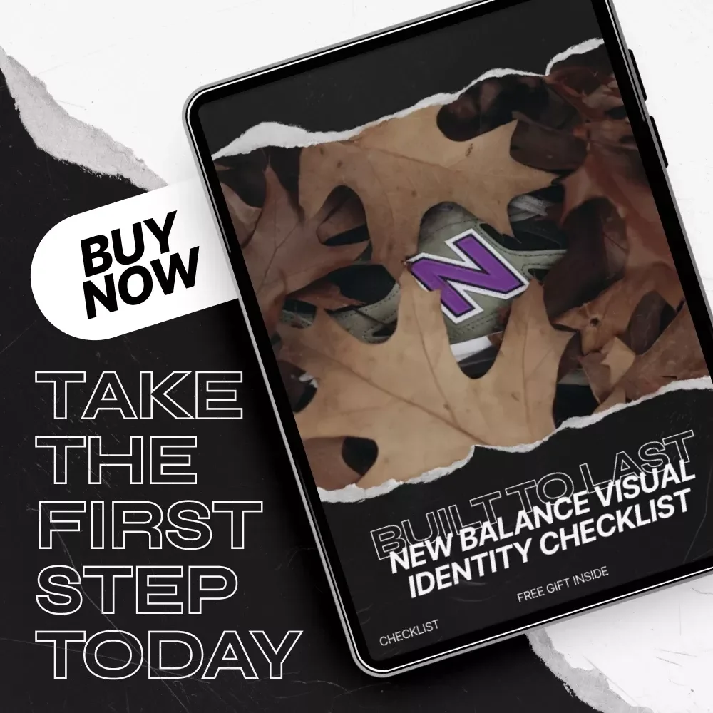 New Balance Visual Identity Checklist | new balance visual identity Digital Download for Brand Analysis, Footwear Research & Ecommerce Strategy