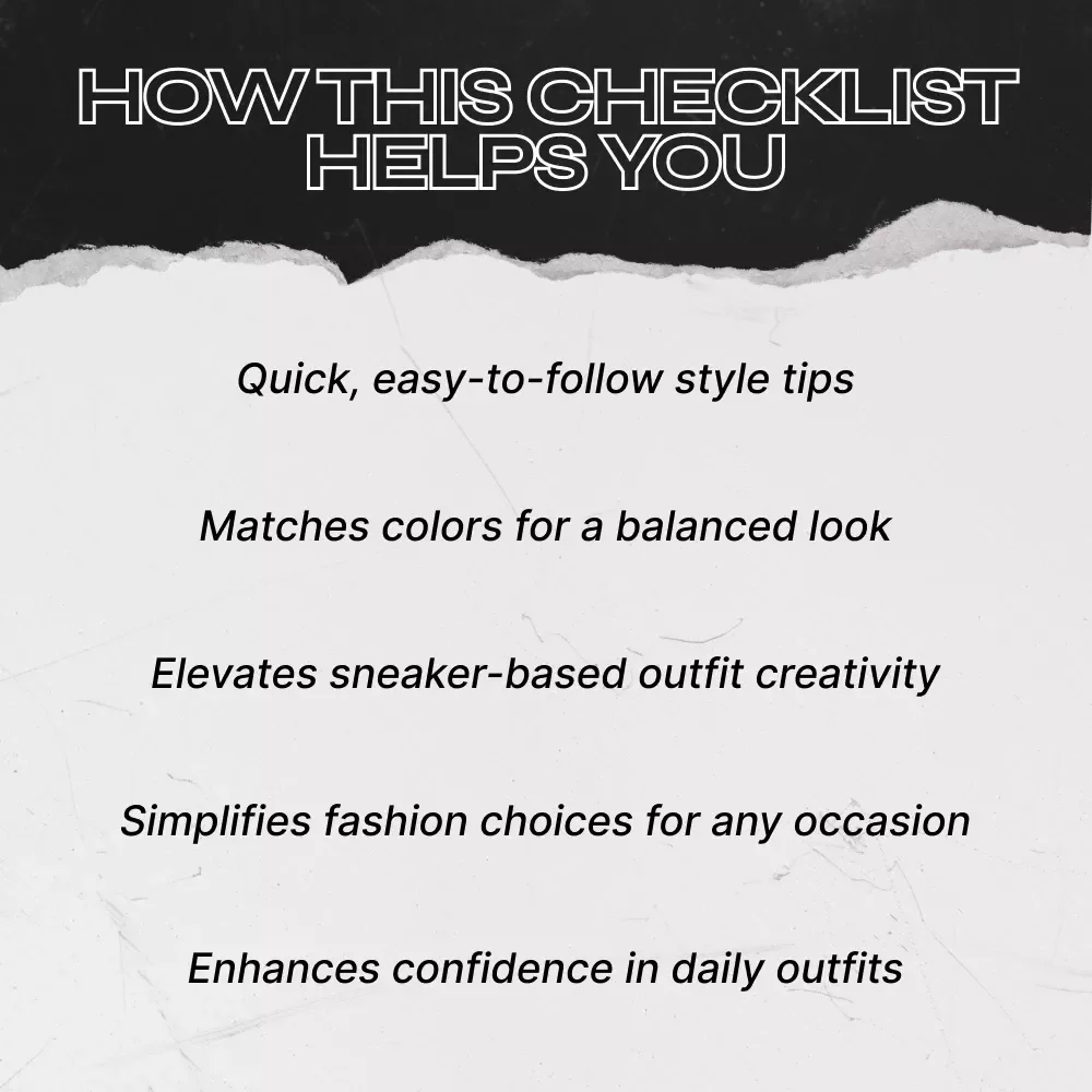 New Balance Outfit Color Matching Checklist - Perfect Sneaker Outfit Guide for Stylish Coordination