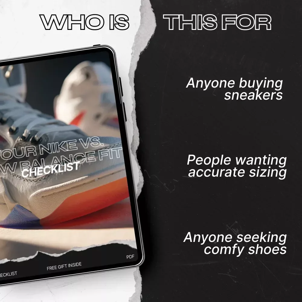 Your Nike vs. New Balance Fit Checklist | Compare Nike Fit Compared to New Balance Easily