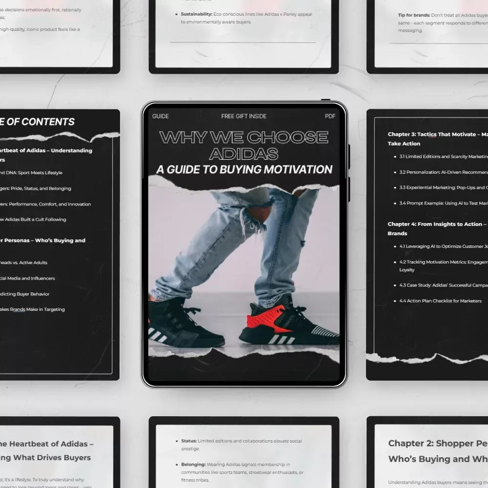 Why We Choose Adidas: A Guide to Buying Motivation – Digital Guide to Adidas Buying Motivation, Shopper Insights, and Marketing Tactics