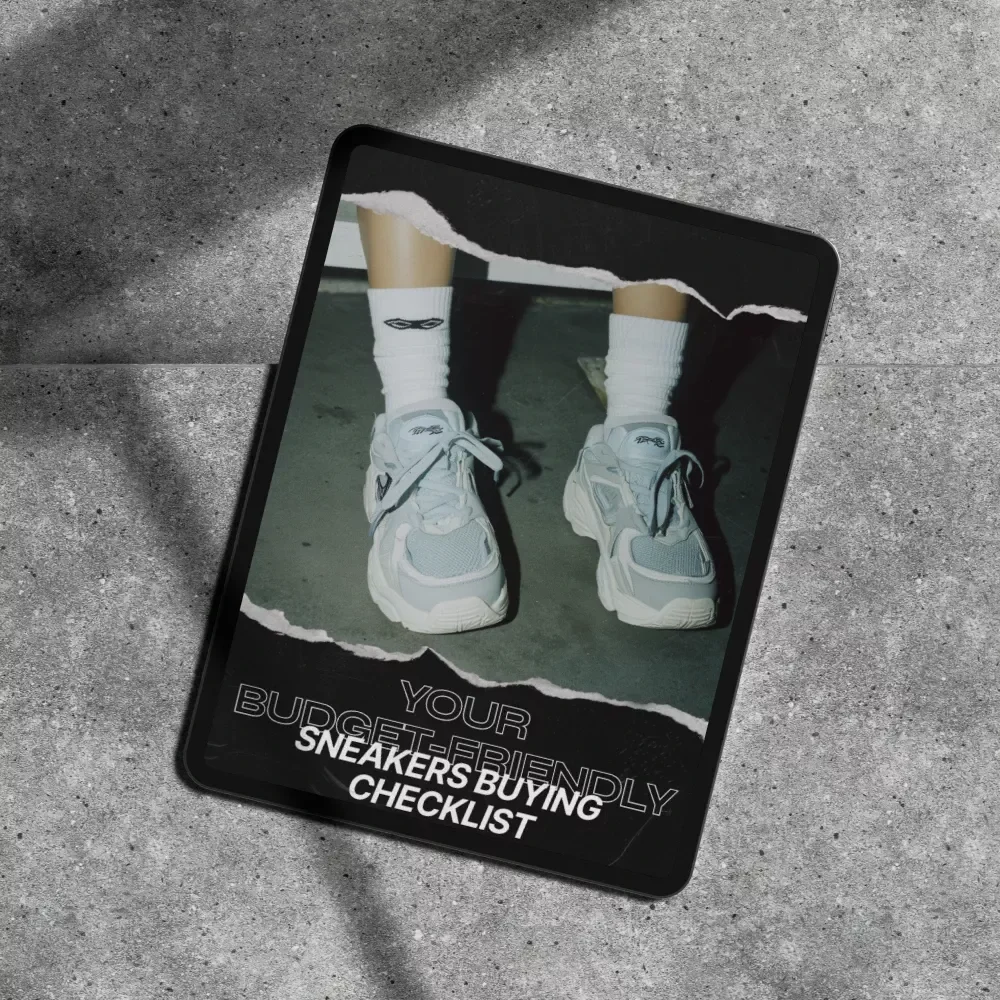 Your Budget-Friendly Sneakers Buying Checklist – Printable Guide with Tips for Buying Sneakers on a Budget, Smart Sneaker Shopping Planner & Savings Tracker
