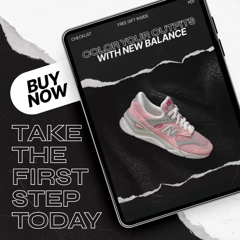 Color Your Outfits with New Balance - Digital Download Checklist for Styling Your Sneakers