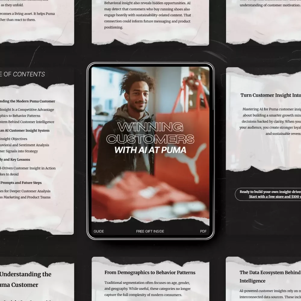 Winning Customers with AI at Puma: AI for Puma Customer Insights Guide - eBook