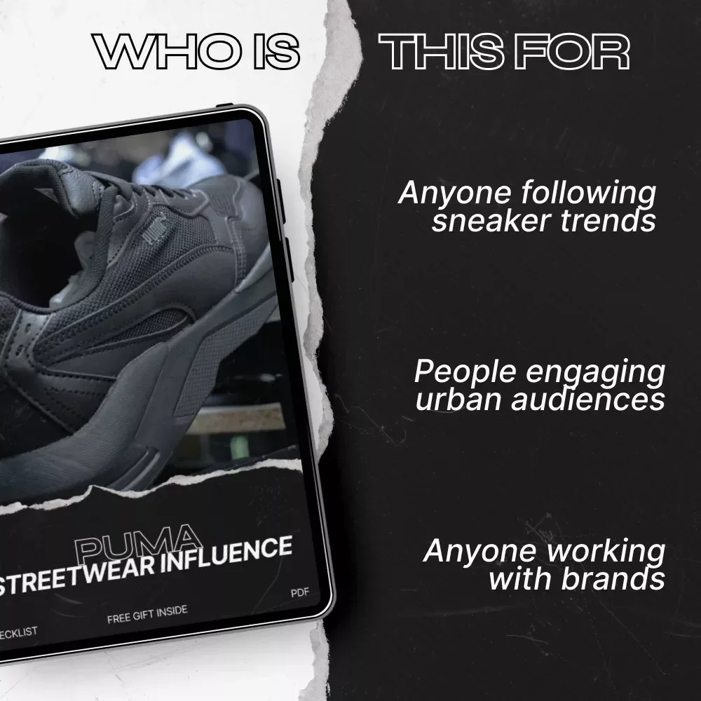 Puma Streetwear Influence Checklist – Digital Download for Trendsetters & Sneakerheads