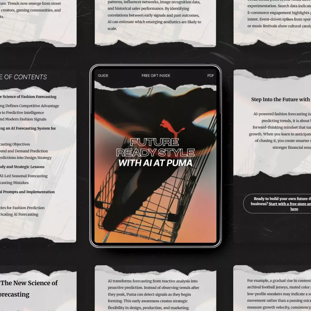 Future Ready Style with AI at Puma - Fashion Forecasting Guide for Trend Predicting & AI Tools