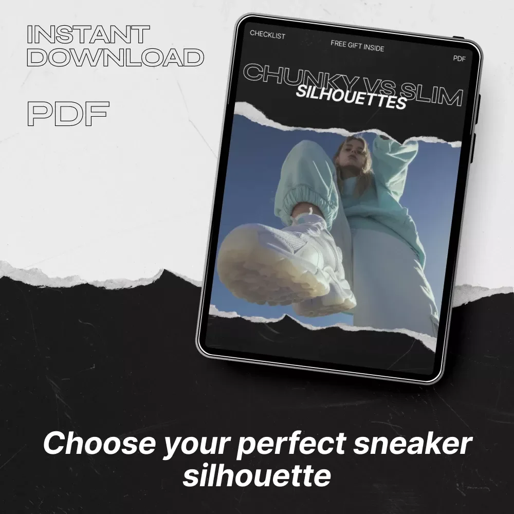 Chunky vs Slim Silhouettes – Printable Sneaker Styling Checklist | Chunky vs Slim Silhouettes Fashion Guide Digital Download