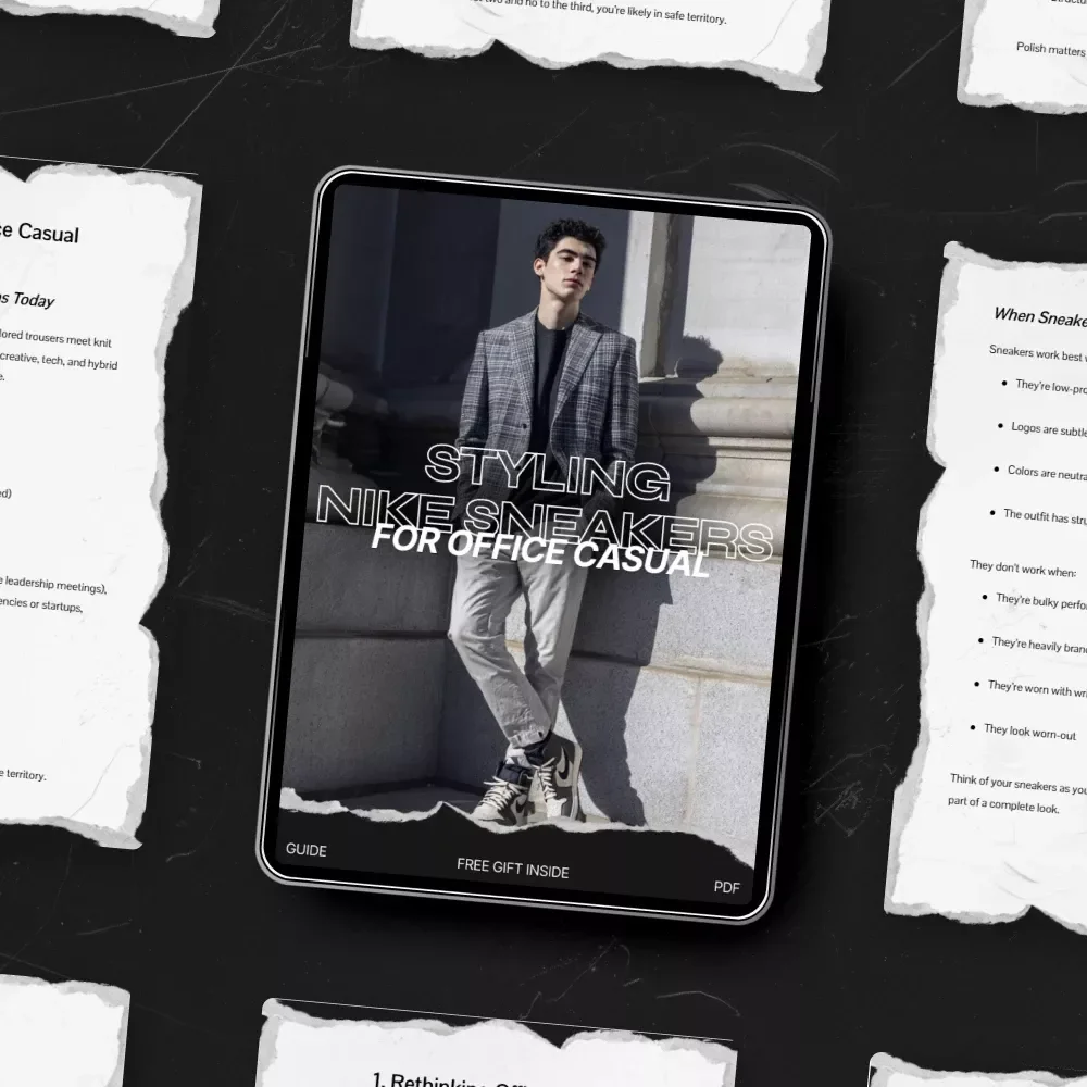 Styling Nike Sneakers for Office Casual – The Ultimate Guide to Wearing nike sneakers for office casual with Confidence & Class (Digital Download eBook)