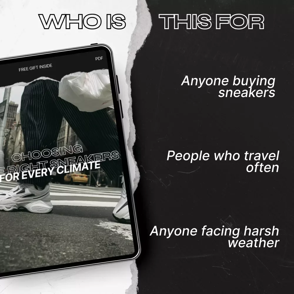 Choosing the Right Sneakers for Every Climate – The Ultimate eBook Guide to the Best Sneakers for Different Climates | Weather-Smart Footwear Checklist & AI Sneaker Finder