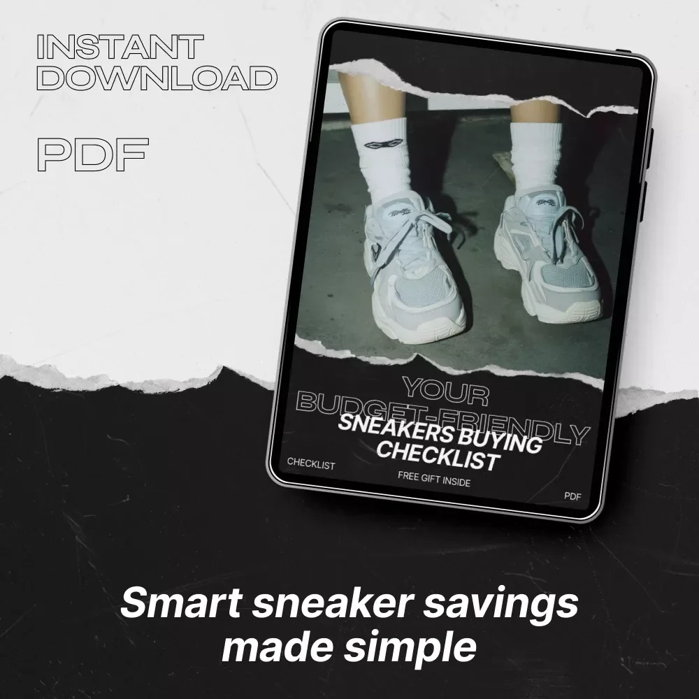 Your Budget-Friendly Sneakers Buying Checklist – Printable Guide with Tips for Buying Sneakers on a Budget, Smart Sneaker Shopping Planner & Savings Tracker