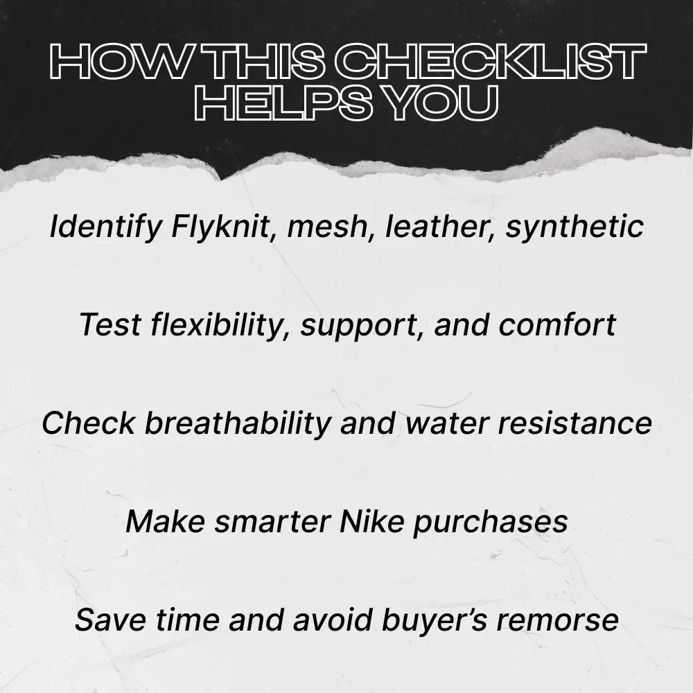 Your Quick Checklist for Nike Upper Materials – Ultimate Nike Upper Material Comparison Guide for Buyers