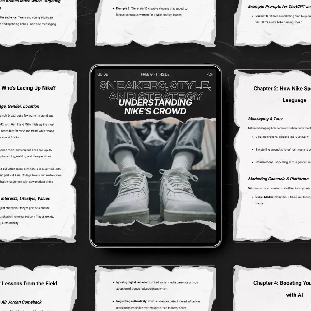 Sneakers, Style, and Strategy: Understanding Nike’s Crowd – The Ultimate nike target audience profile Guide for Marketers & Brand Builders