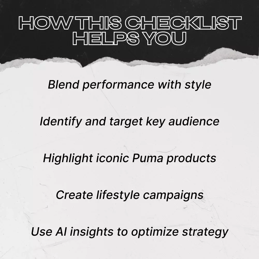 Puma Sport-Fashion Mix Checklist – Digital Guide for Trendy Athletes & Fashion Lovers