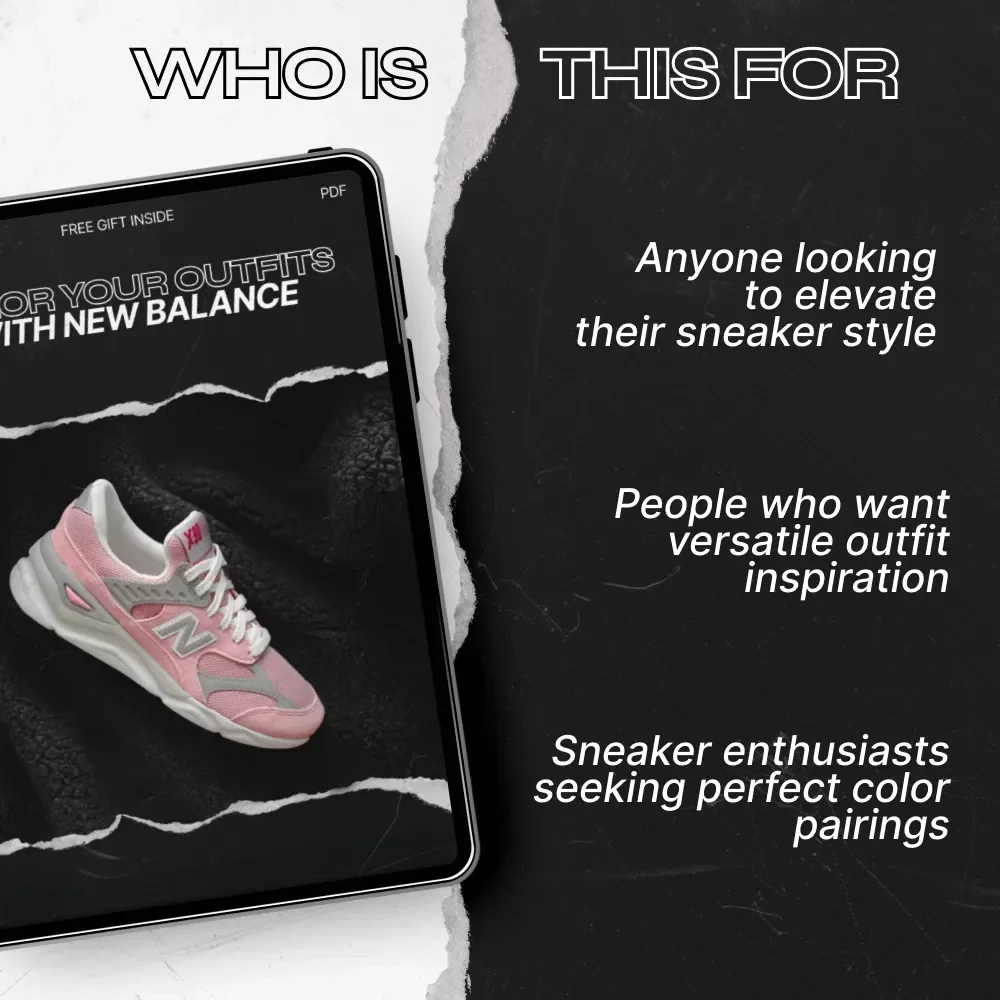 Color Your Outfits with New Balance - Digital Download Checklist for Styling Your Sneakers