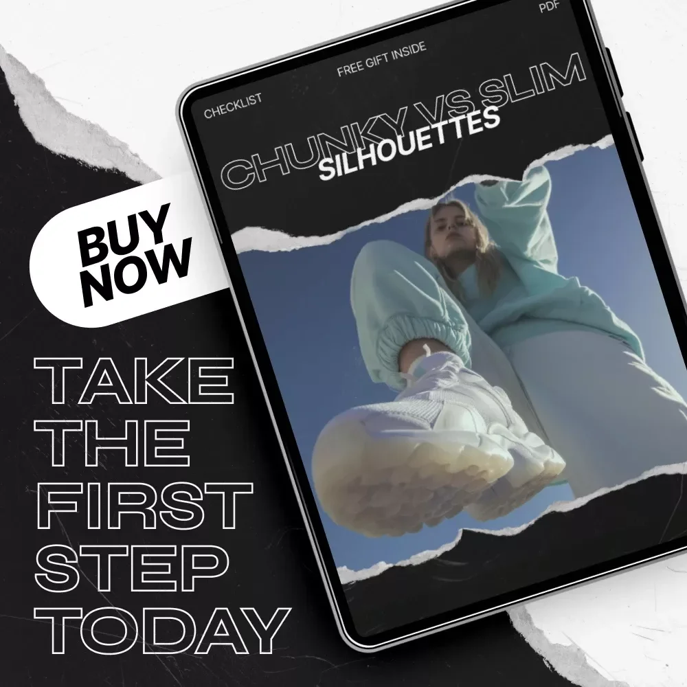 Chunky vs Slim Silhouettes – Printable Sneaker Styling Checklist | Chunky vs Slim Silhouettes Fashion Guide Digital Download