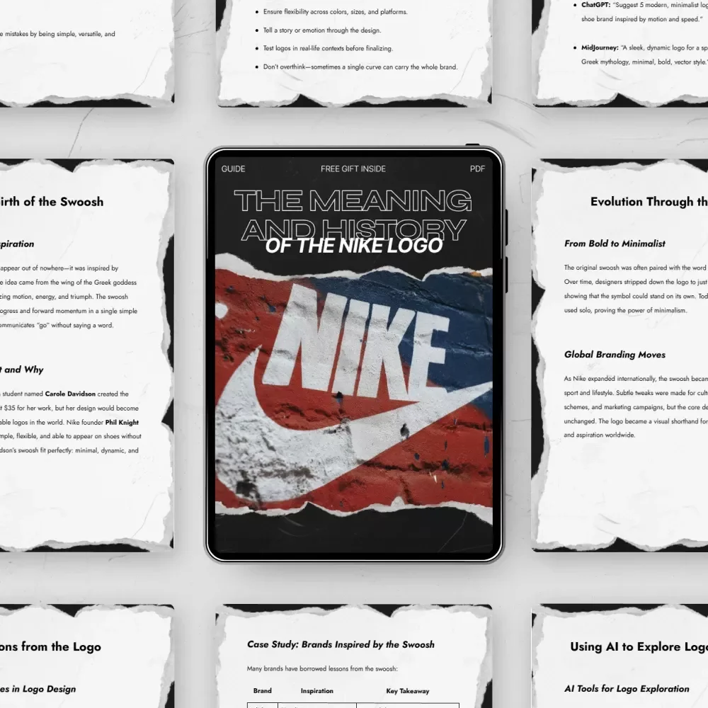 The Meaning and History of the Nike Logo – Complete Guide to Nike Logo Meaning and Evolution, Branding Lessons & Design Inspiration Digital Download