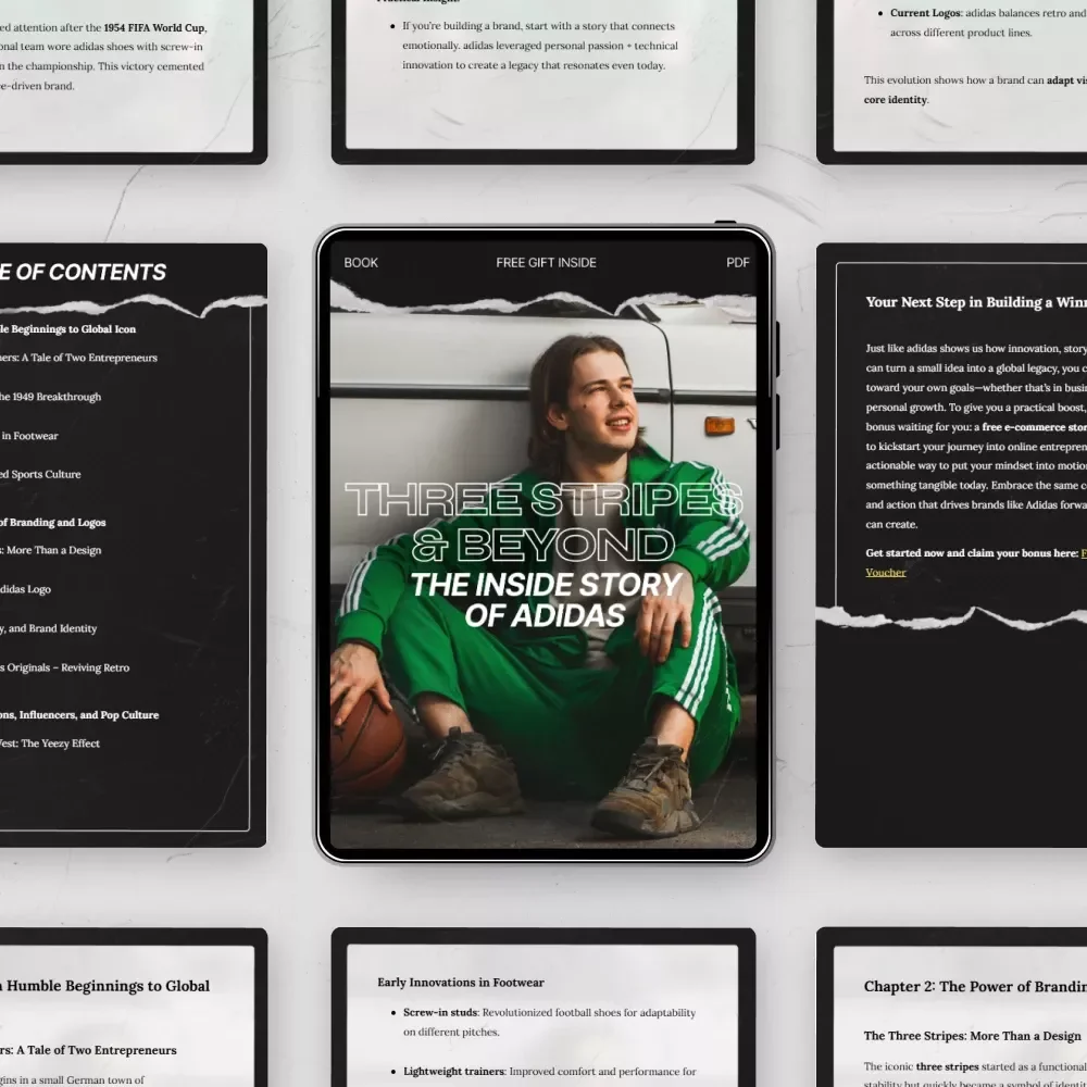 Three Stripes & Beyond: The Inside Story of Adidas - Discover the Iconic adidas Brand Journey and Marketing Secrets