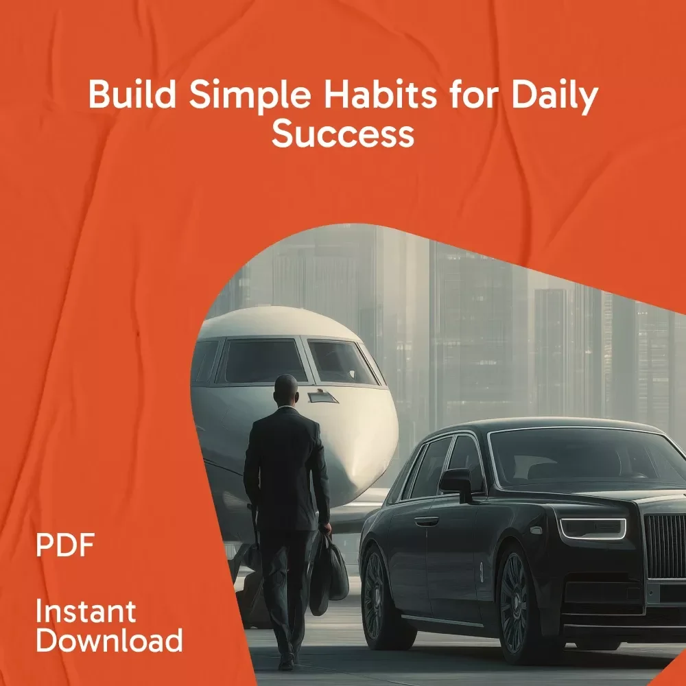 Practical Framework for Consistent Success | Daily Success Habits Guide & Checklists Bundle