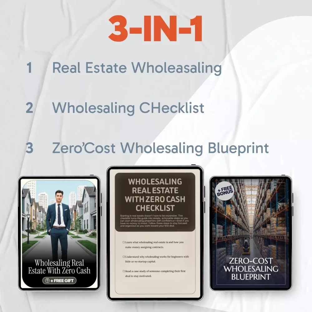 No Money Property Deal Finding Toolkit – How to Start Wholesaling Real Estate with No Money