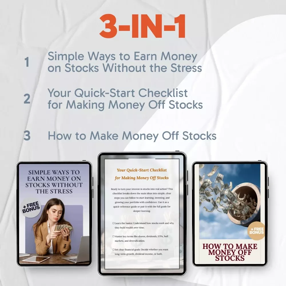 The Long-Game Stock Income Bundle: Your Guide to Making Money Off Stocks