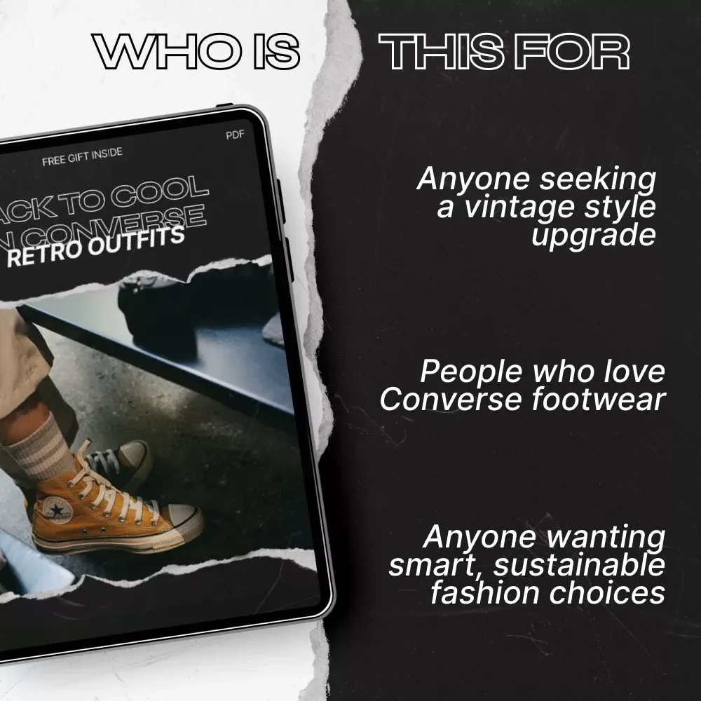 Back to Cool in Converse Retro Outfits eBook - Ultimate Guide to Styling Converse Retro Outfits