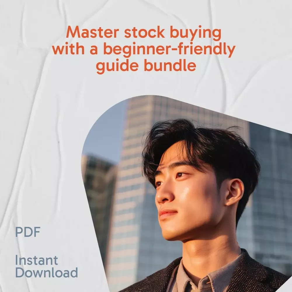 Stock Buying Basics for New Investors - 3-in-1 Digital Bundle (Guide, Checklist, eBook)