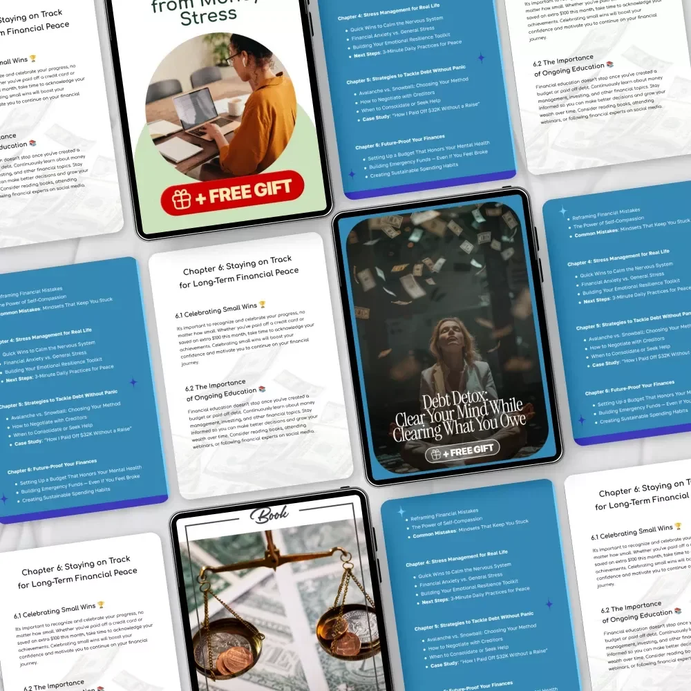 A Practical Toolkit for Debt-Related Stress | 4-in-1 eBooks & Checklist for Debt and Stress Relief