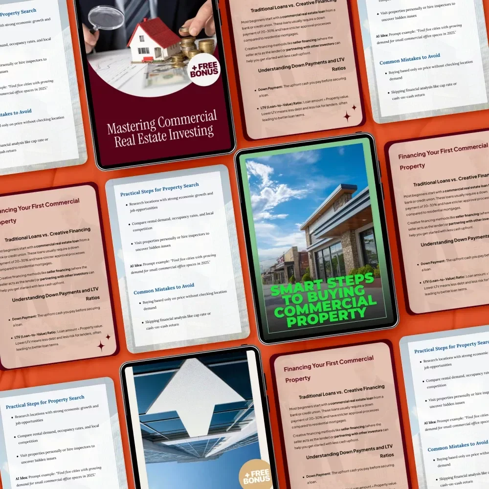 Commercial Real Estate Buyer’s Toolkit | 5-in-1 Guide, Checklists & eBooks for How to Purchase Commercial Property