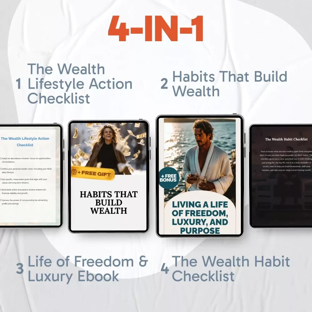 Refined Living Habits Bundle | 4-in-1 Guide, Checklists & eBook for Wealthy Lifestyles
