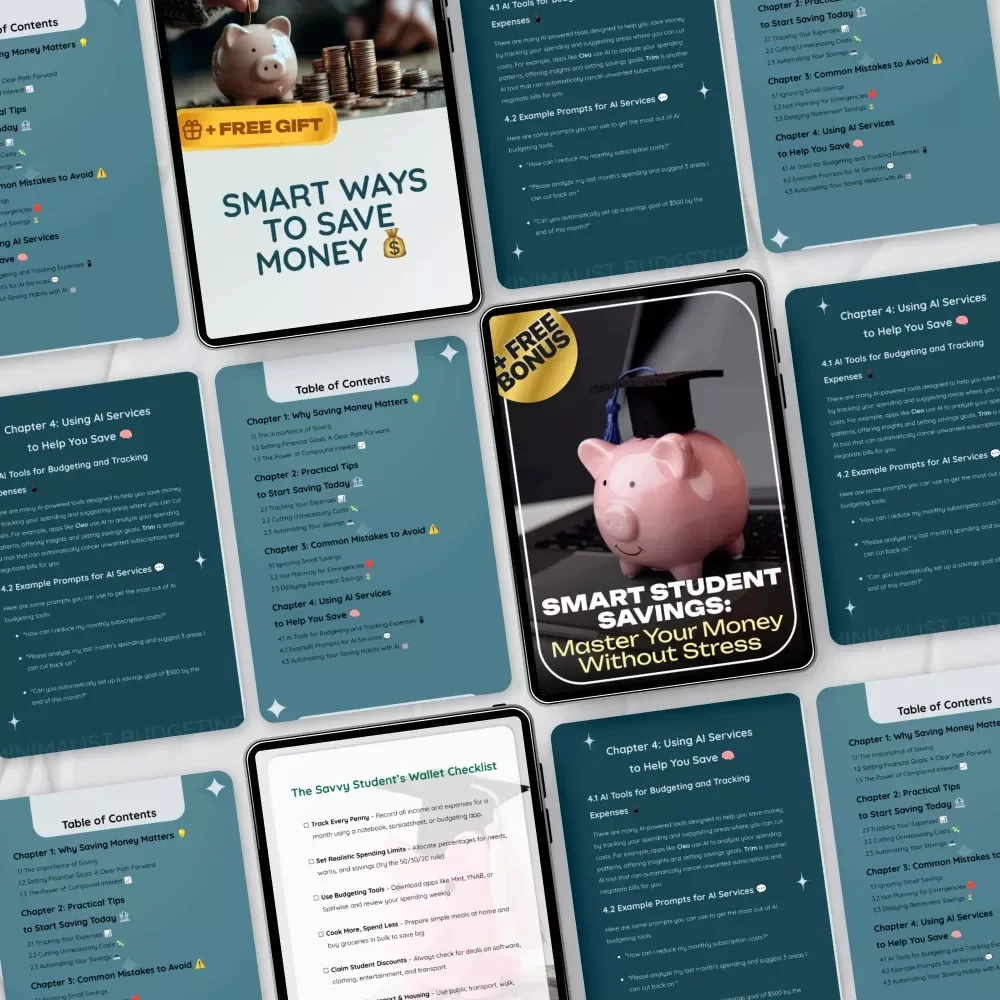 The Money-Saving Bundle for Real Life | 4-in-1 Guides & Checklists | How to Save Money Toolkit